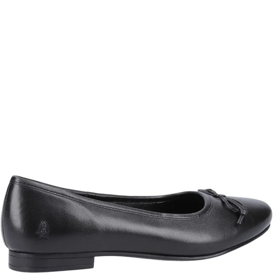 Hush Puppies EVIE Girls Leather School Shoes Black