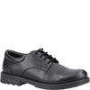 Hush Puppies BRUNO Boys Leather School Shoes Black