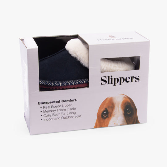 Hush Puppies AMARA Womens Slippers Navy