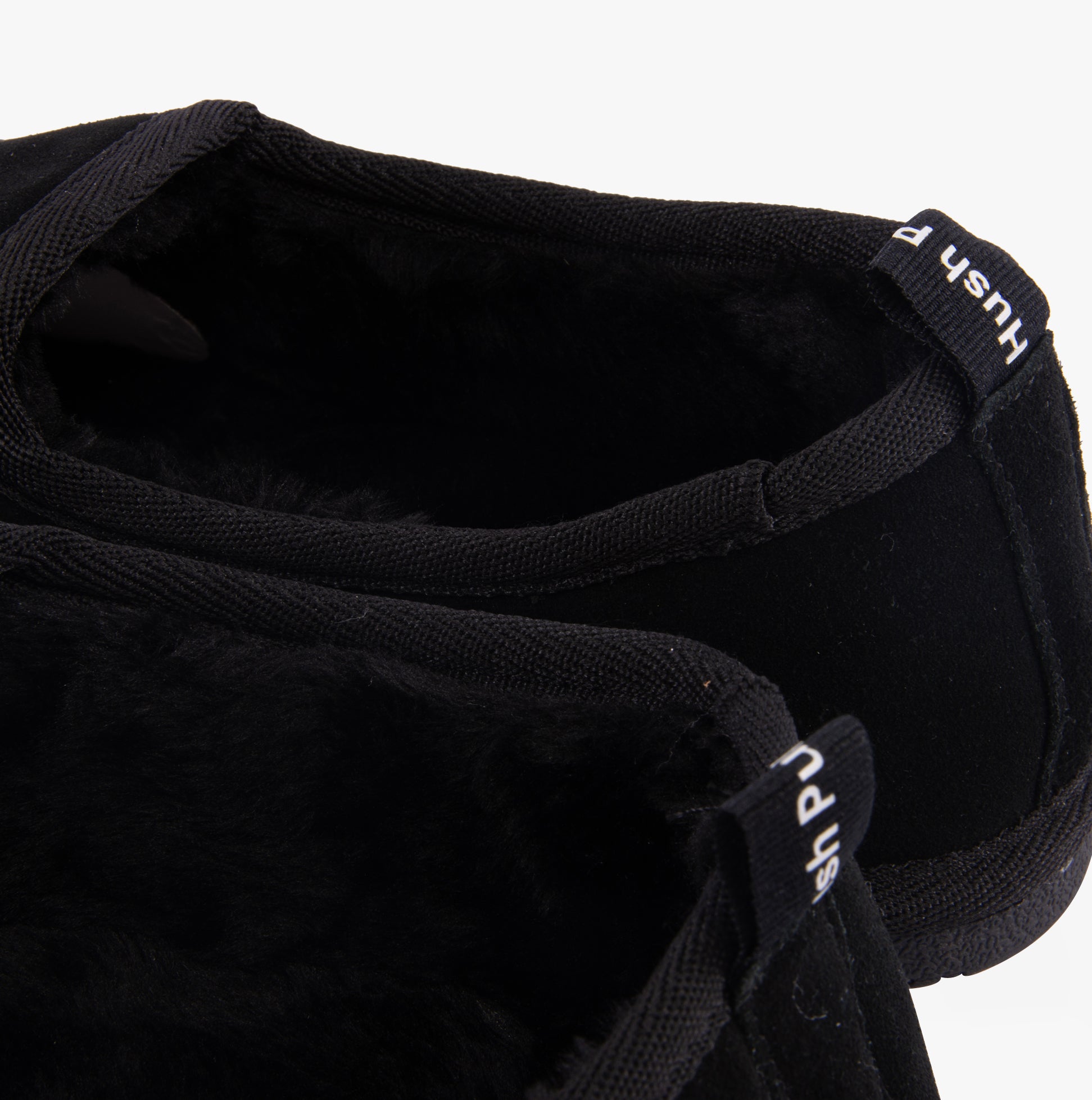 Hush Puppies CHARLES Mens Slippers Black