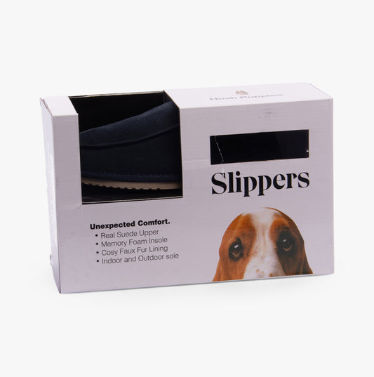 Hush Puppies CHARLES Mens Slippers Navy
