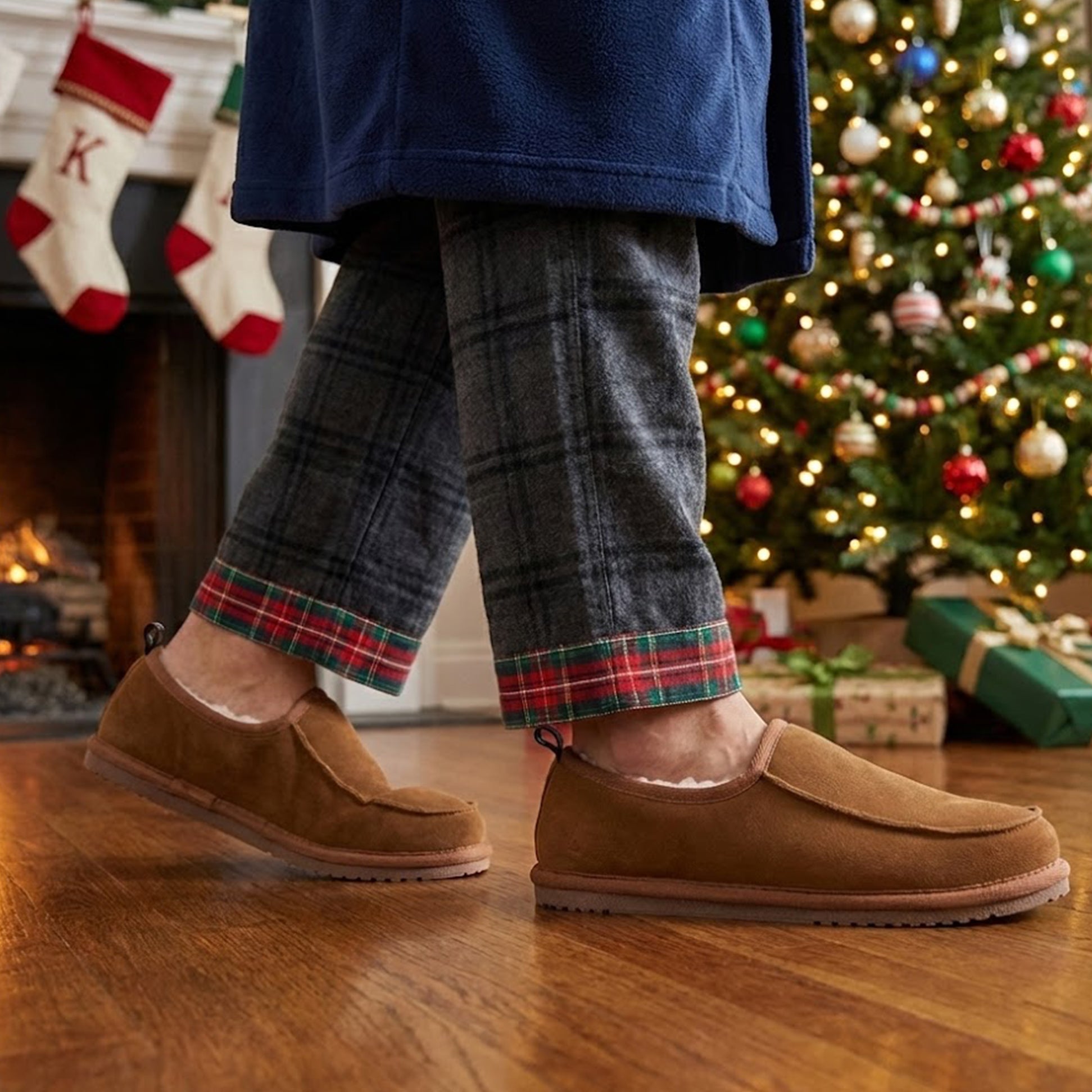 Hush Puppies CHARLES Mens Slippers Tan