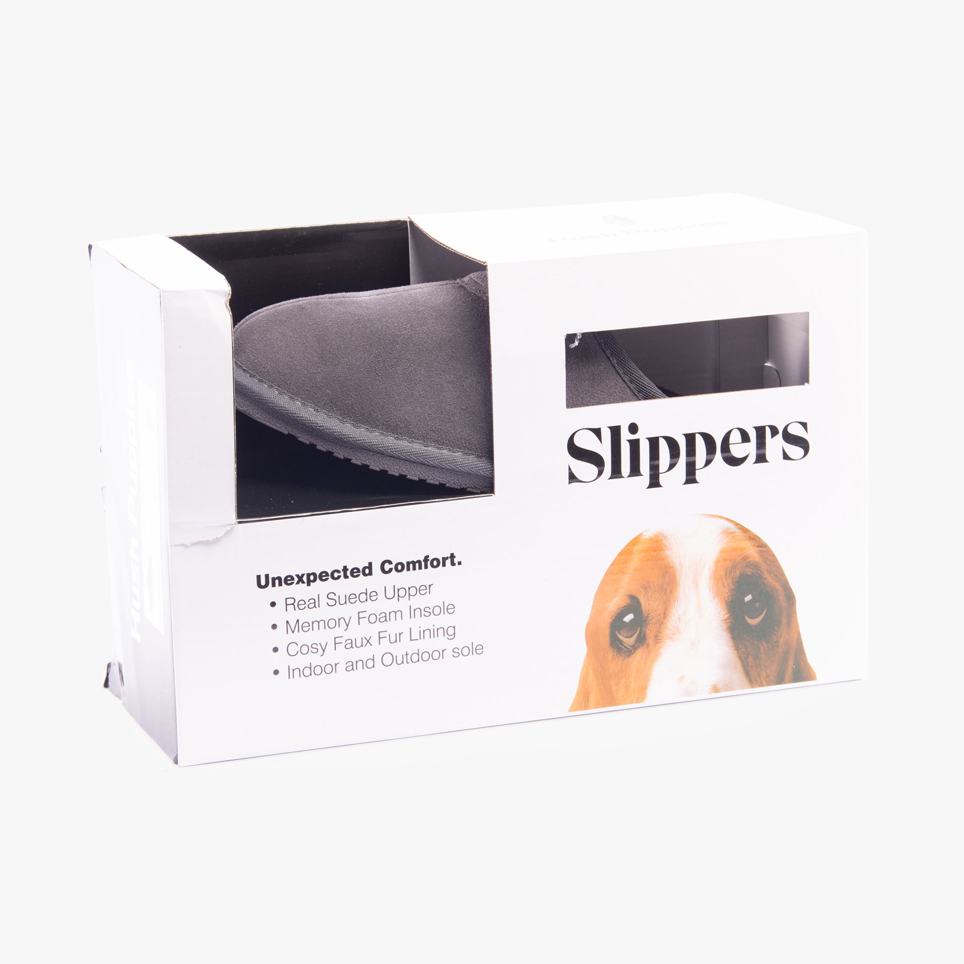 Hush Puppies CONRAD Mens Slippers Grey
