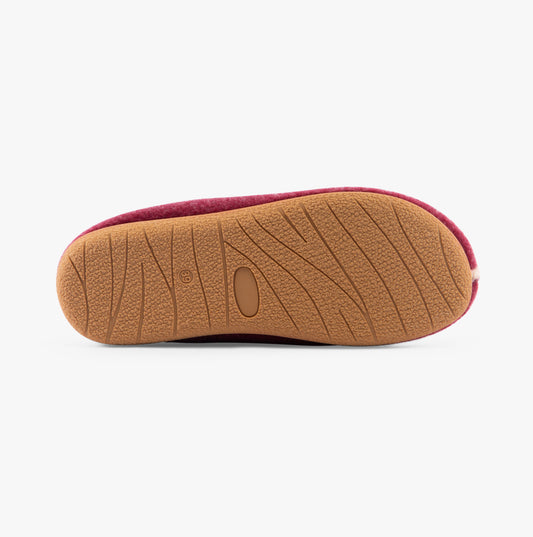 Hush Puppies GOOD Womens Slippers Burgundy