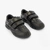 Hush Puppies TROY Boys Leather School Shoes Black