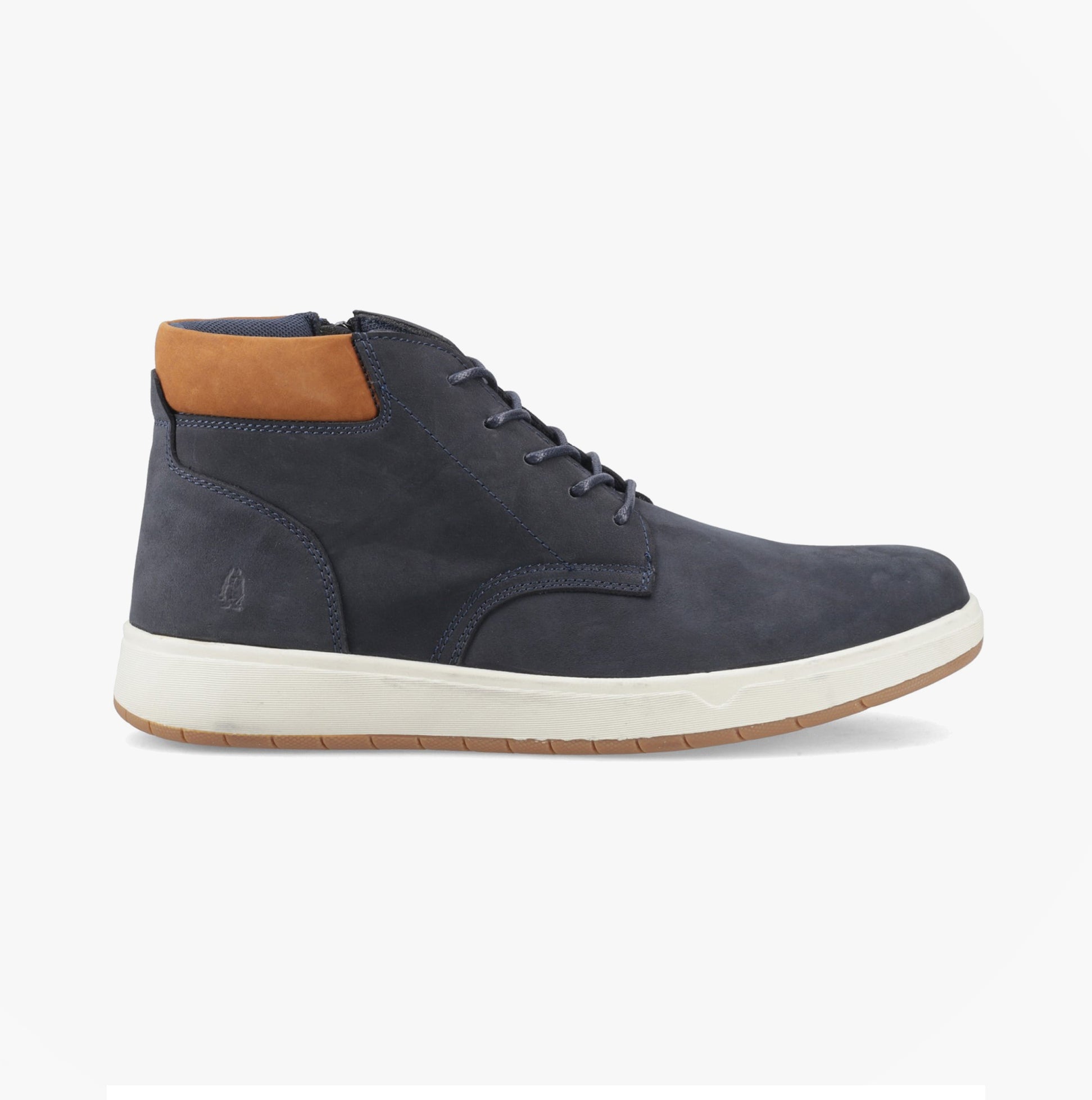 Hush Puppies BRONKO Mens Chukka Boots Navy