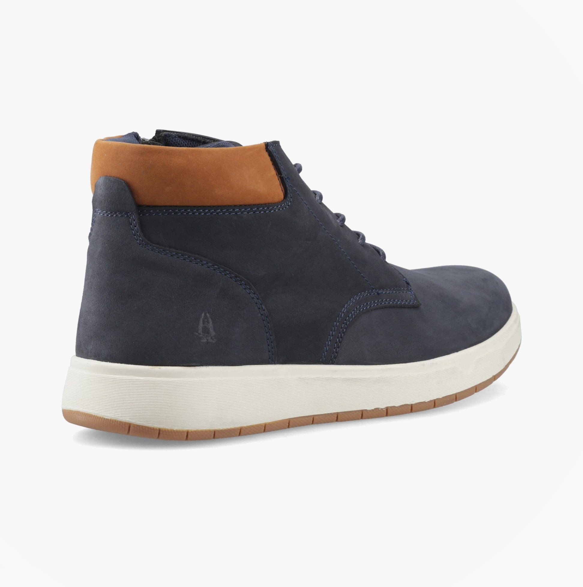 Hush Puppies BRONKO Mens Chukka Boots Navy