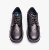 Hush Puppies FELICITY JUNIOR Girls Leather Oxford Shoes Black - Shuperb