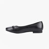 Hush Puppies EVIE Girls Leather School Shoes Black