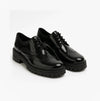 Hush Puppies MAXINE Girls School Shoes Black Patent
