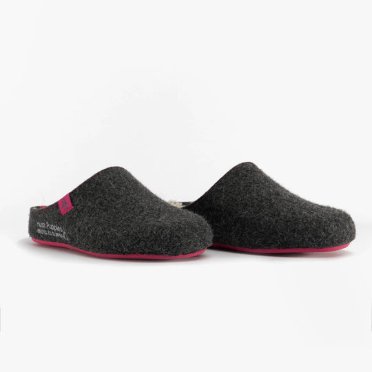 Hush Puppies THE GOOD SLIPPER Womens Slippers Charcoal