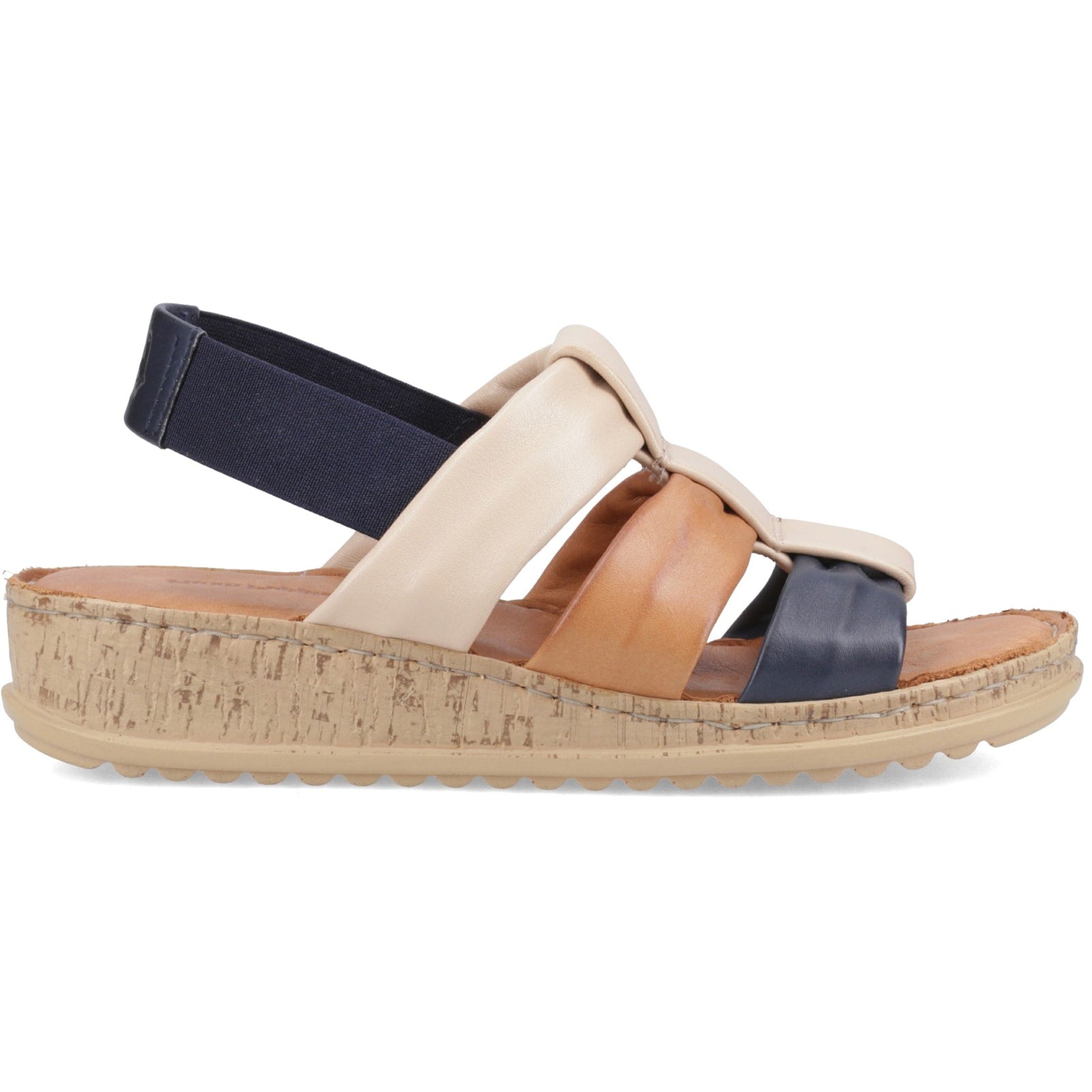 Hush Puppies EDEN GLADIATOR Womens Cross Strap Sandals Navy