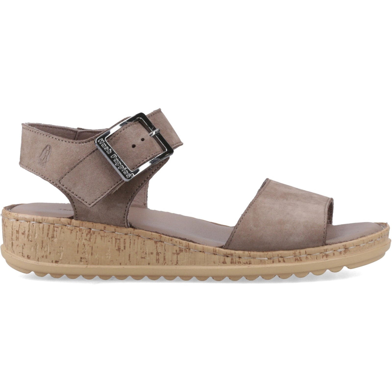 Hush Puppies ELLIE Womens Ankle Strap Sandals Grey