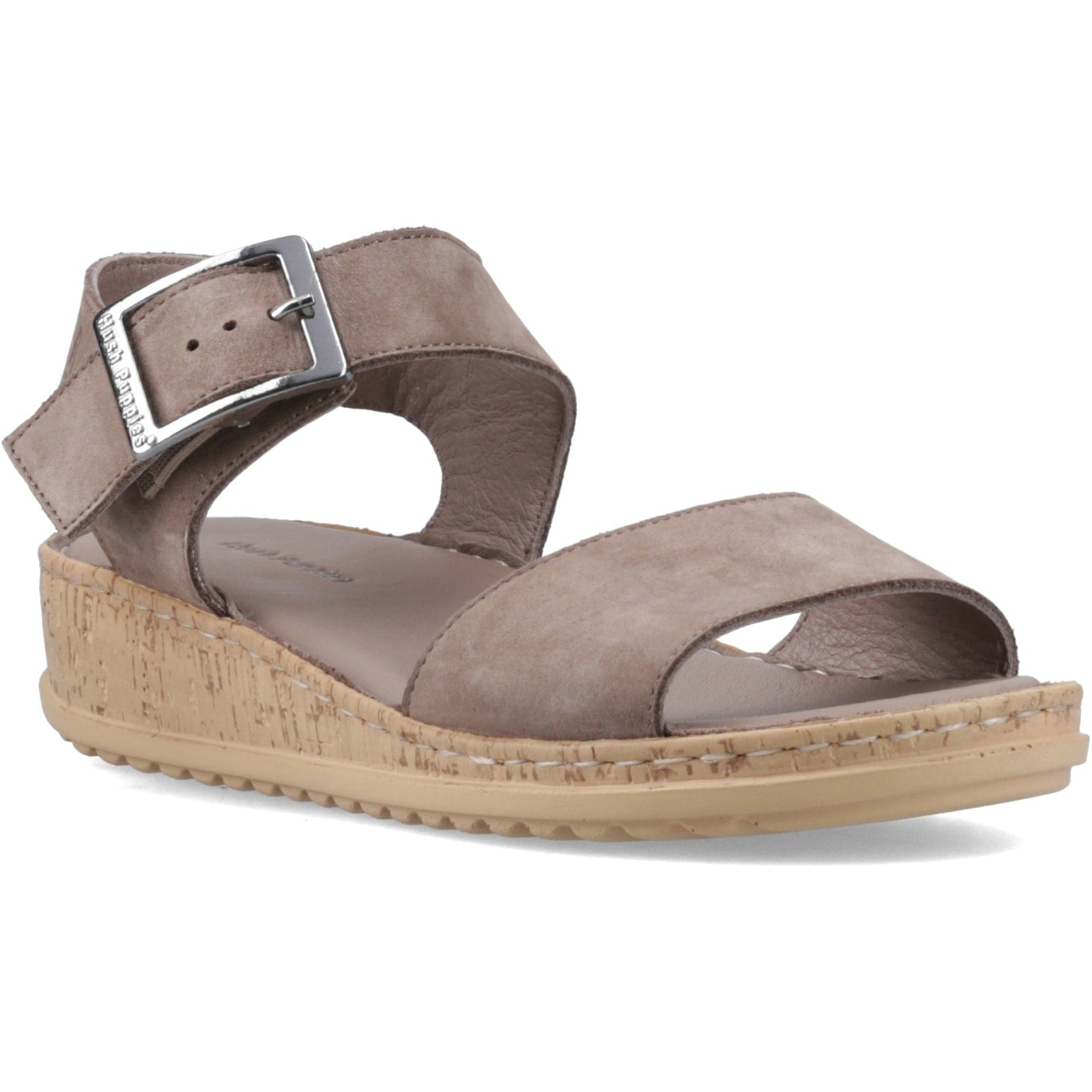 Hush Puppies ELLIE Womens Ankle Strap Sandals Grey