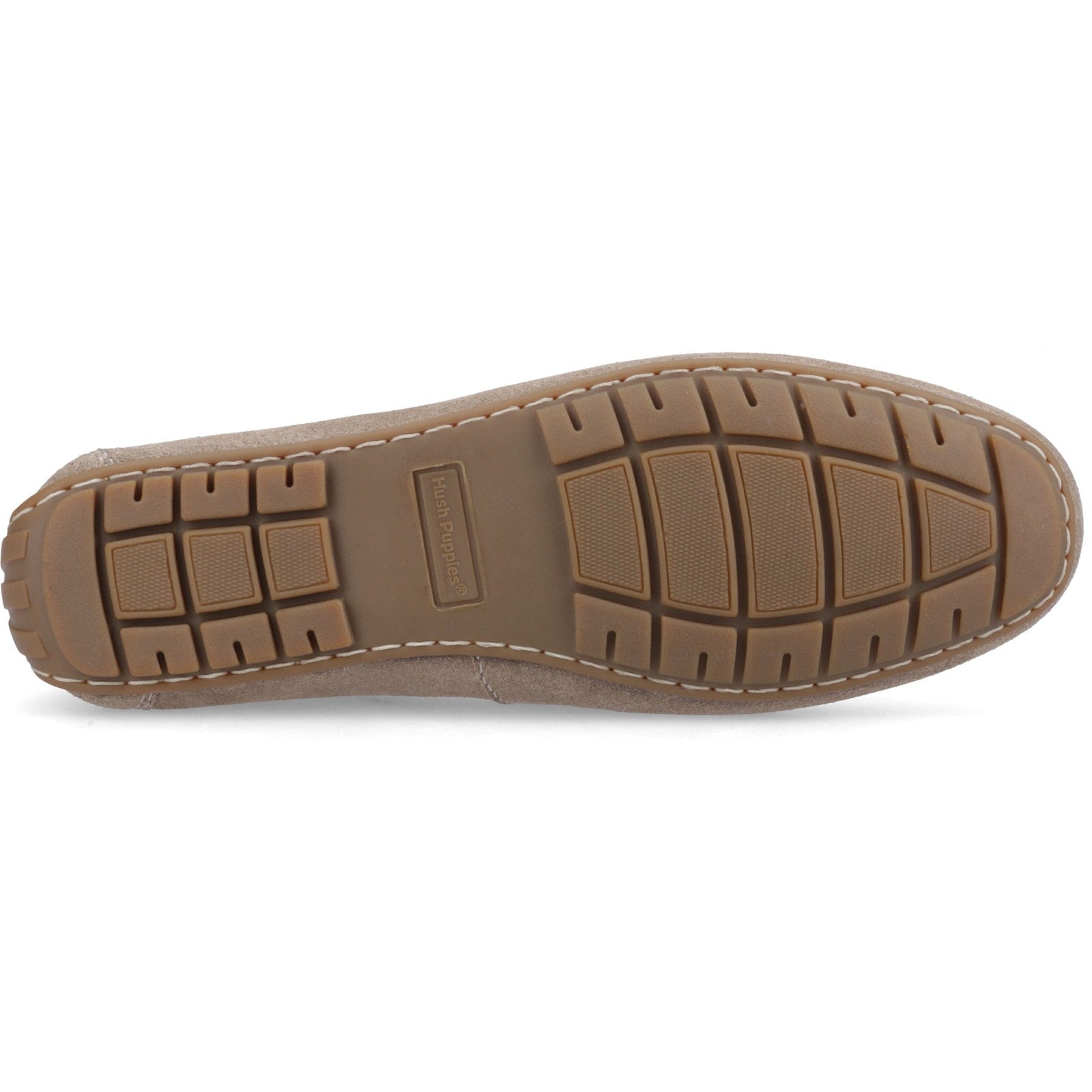 Hush Puppies RALPH SUEDE Mens Loafer Shoes Taupe