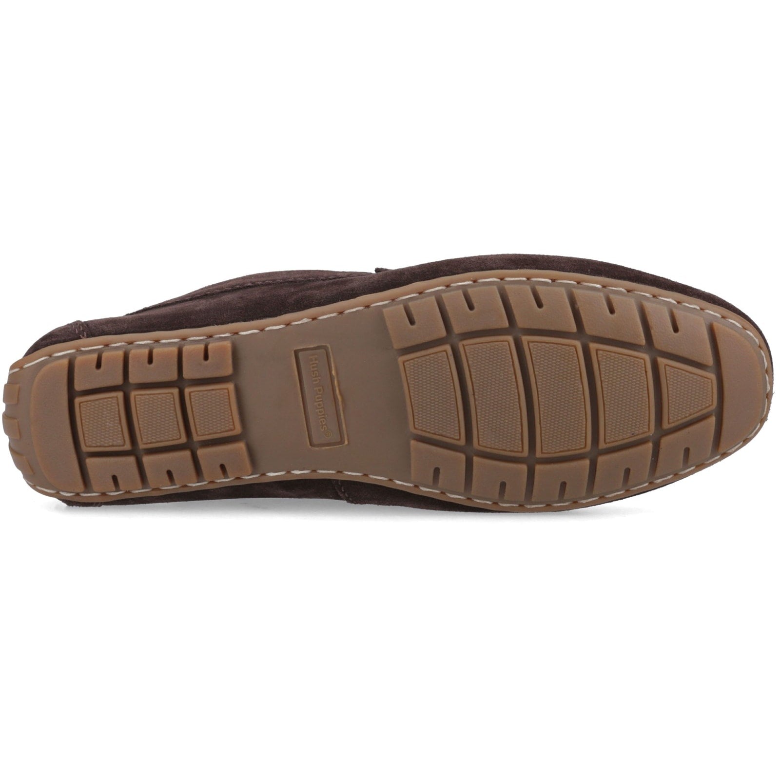 Hush Puppies RALPH SUEDE Mens Loafer Shoes Brown