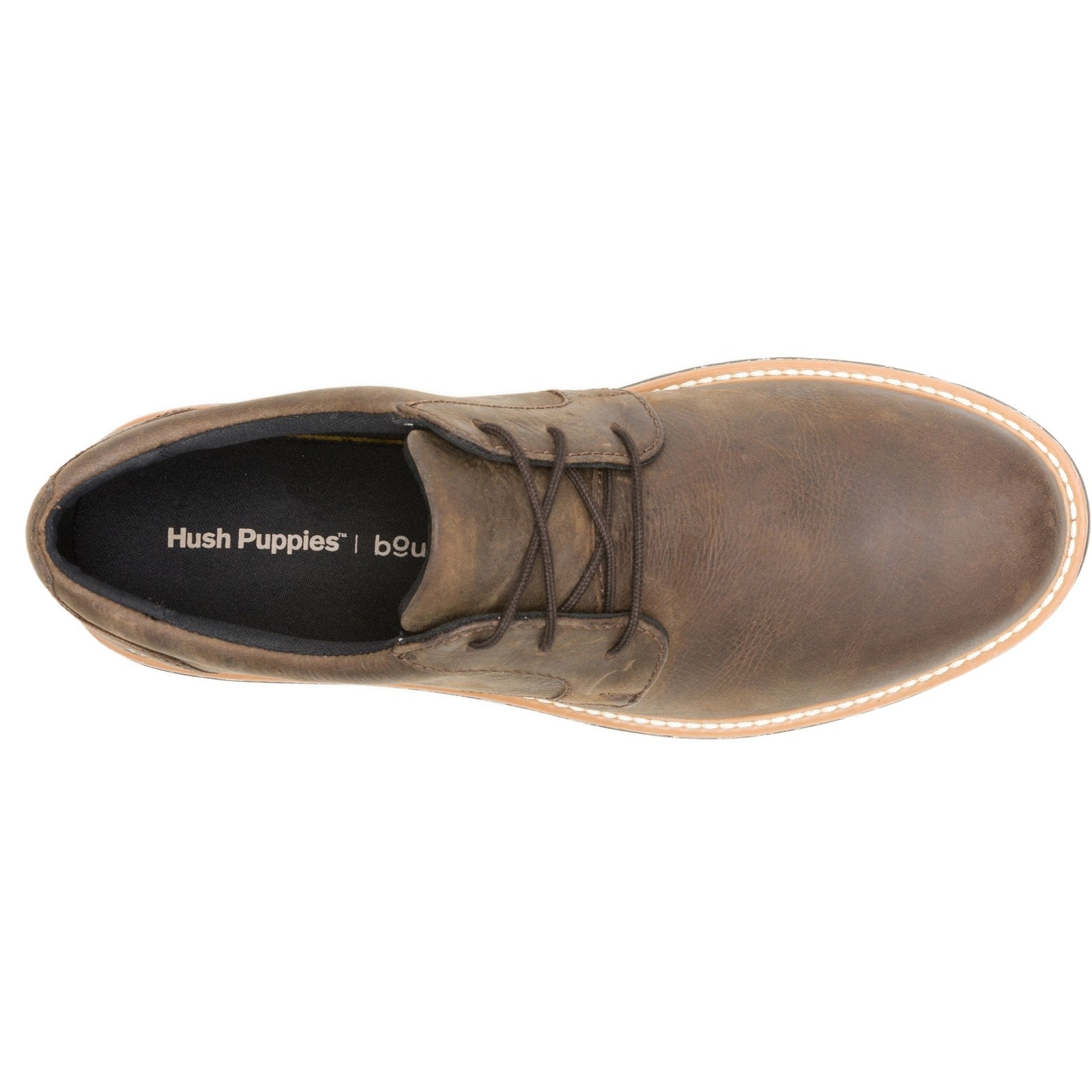 Hush Puppies JENSON MUDDY RIVER Mens Derby Shoes Brown