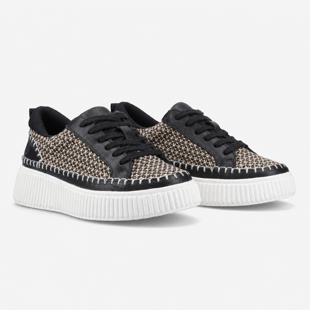 Hush Puppies HAISLEY Womens Casual Trainers Black