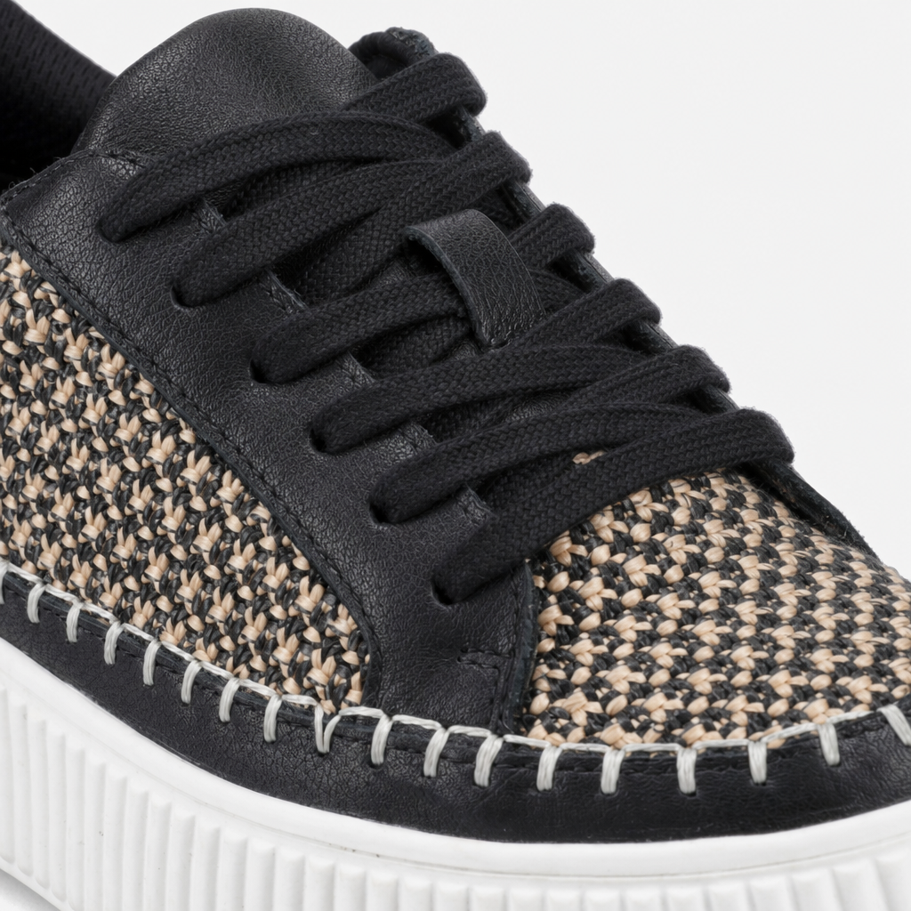 Hush Puppies HAISLEY Womens Casual Trainers Black