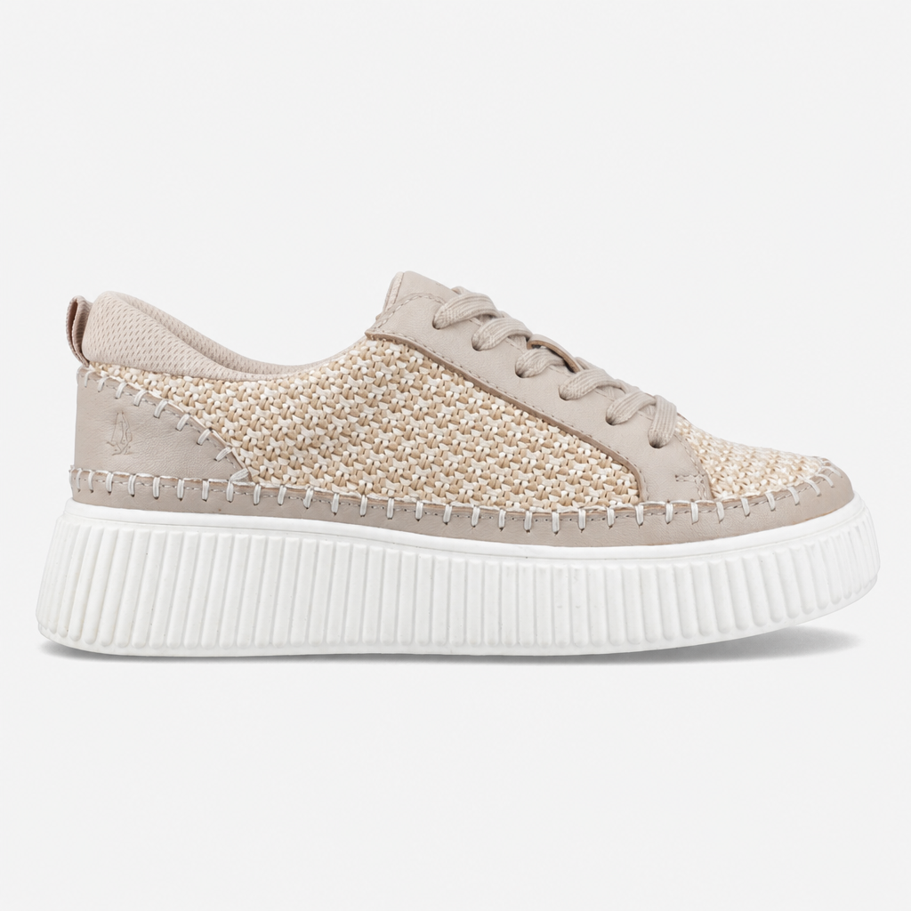 Hush Puppies HAISLEY Womens Casual Trainers Taupe