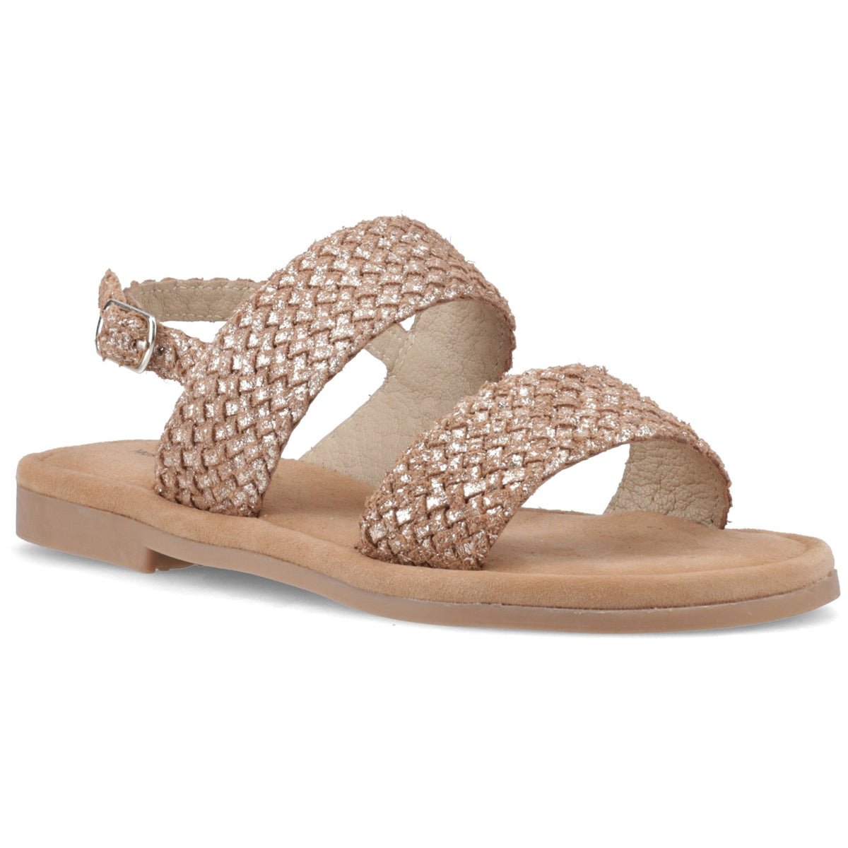 Hush Puppies HELENE SANDAL WIDE FIT Womens Cross Strap Sandals Bronze
