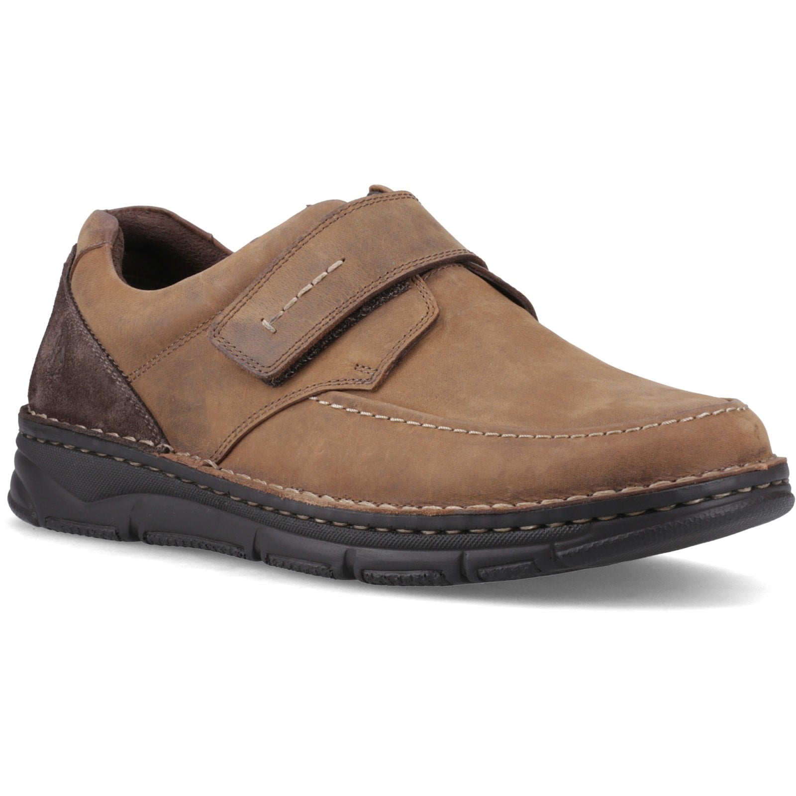 Hush Puppies FORDE TOUCH FASTENING Mens Casual Shoes Tan