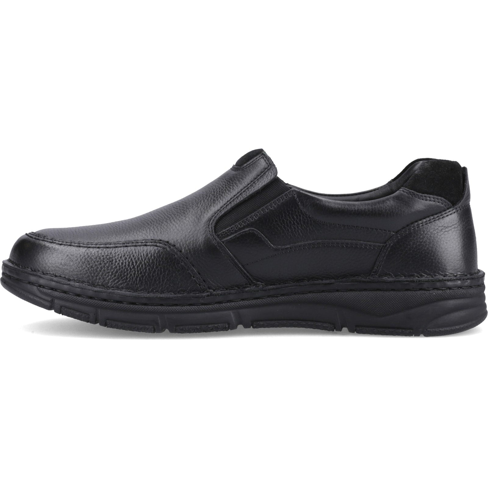 Hush Puppies FANCO SLIP ON Mens Casual Shoes Black