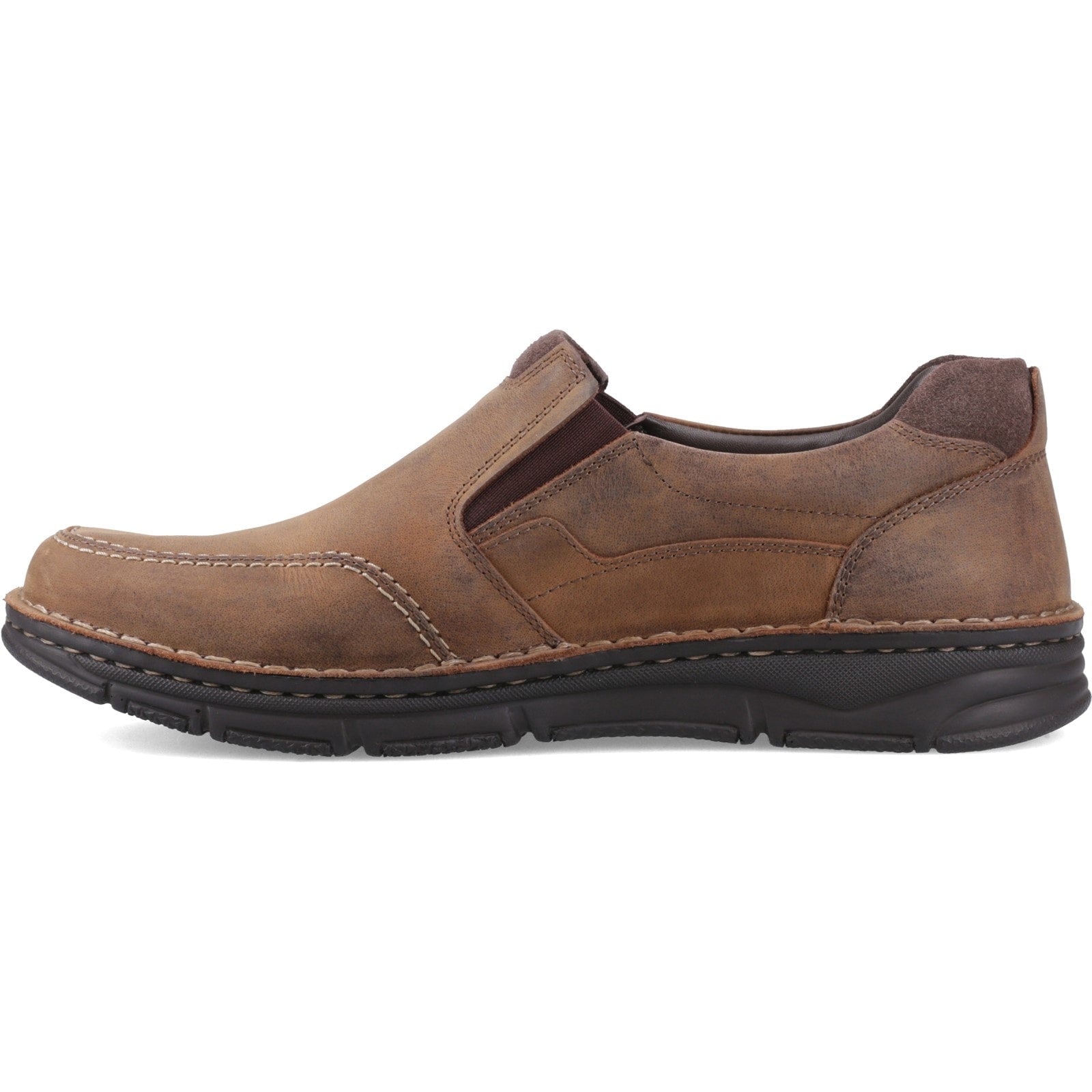 Hush Puppies FANCO SLIP ON Mens Casual Shoes Tan
