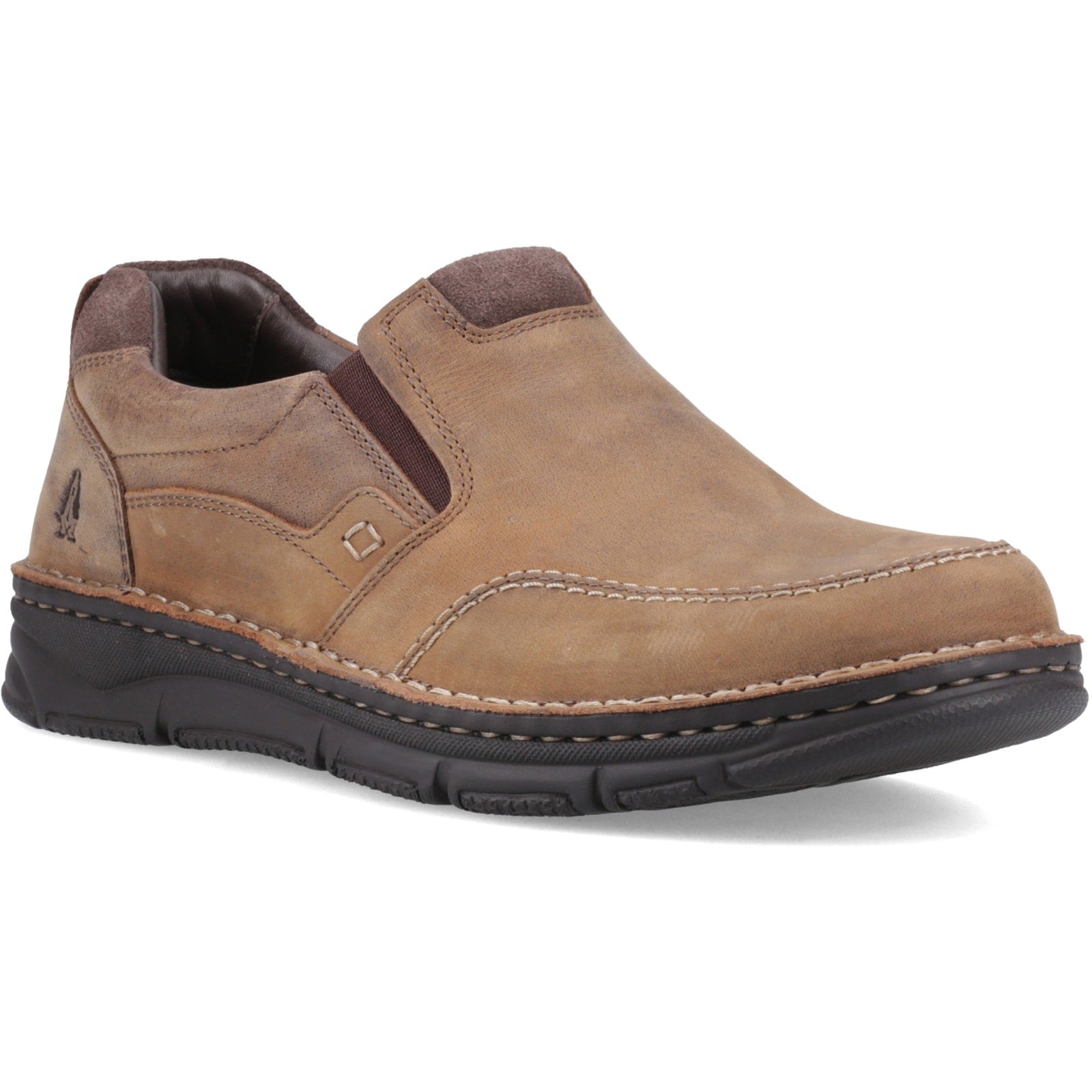 Hush Puppies FANCO SLIP ON Mens Casual Shoes Tan