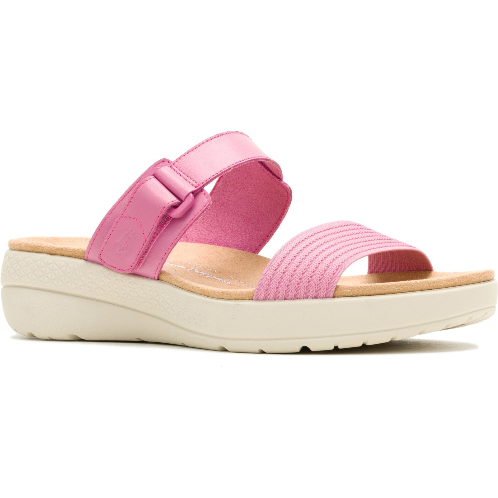Hush Puppies BREATHE GORE SLIDE Womens Cross Strap Sandals Rose