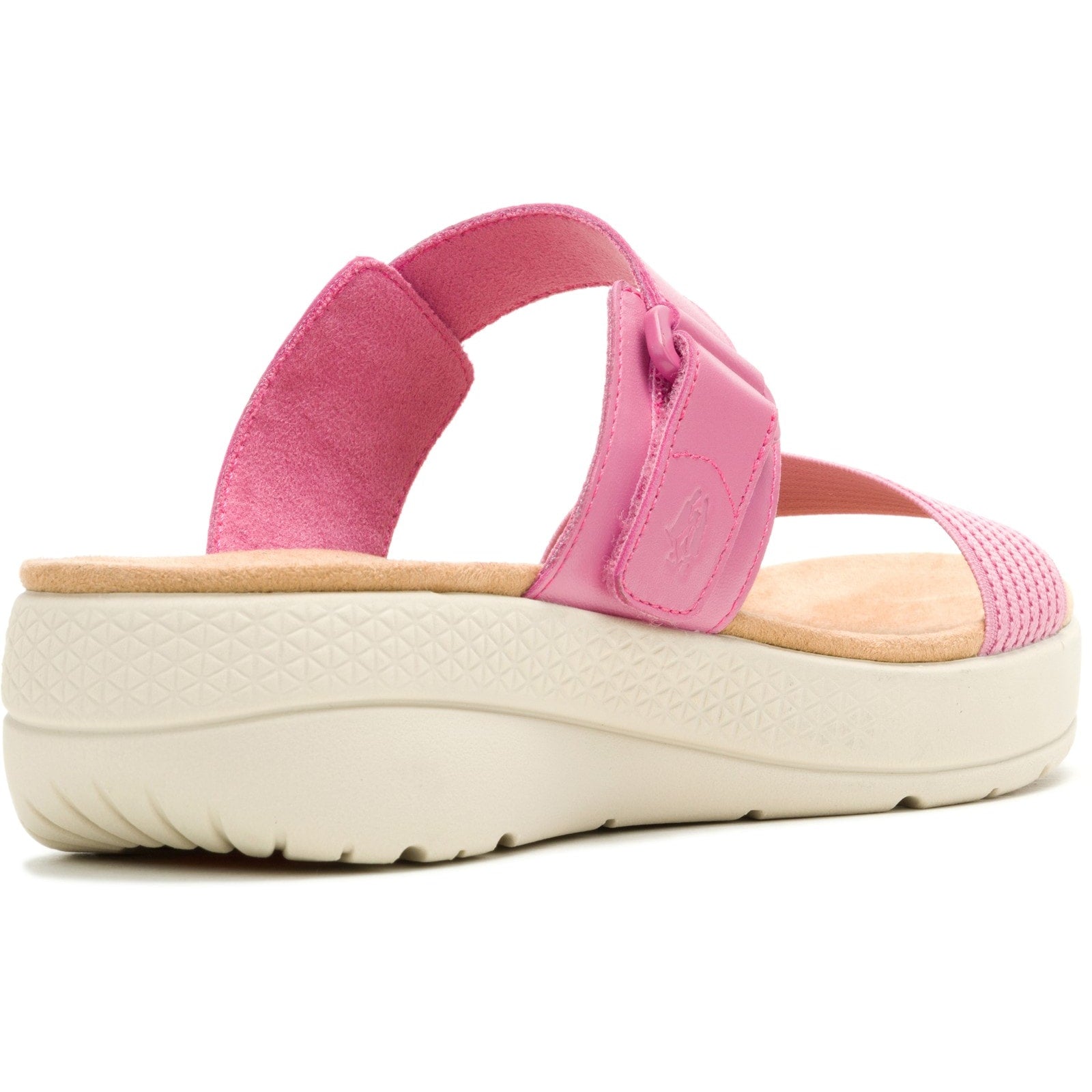 Hush Puppies BREATHE GORE SLIDE Womens Cross Strap Sandals Rose