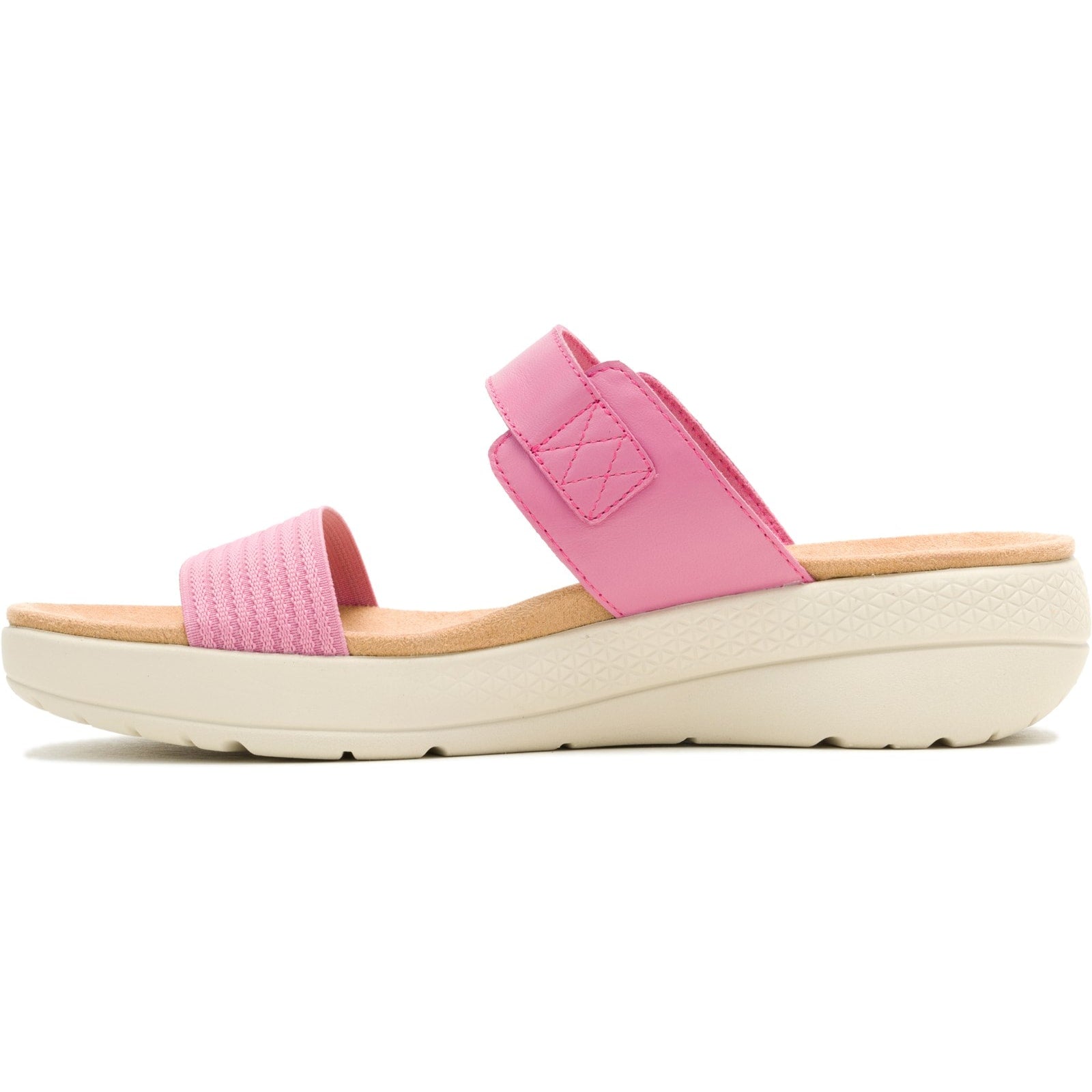 Hush Puppies BREATHE GORE SLIDE Womens Cross Strap Sandals Rose