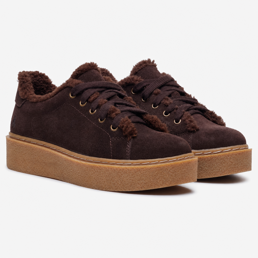 Hush Puppies BRINLEE Womens Casual Shoes Brown