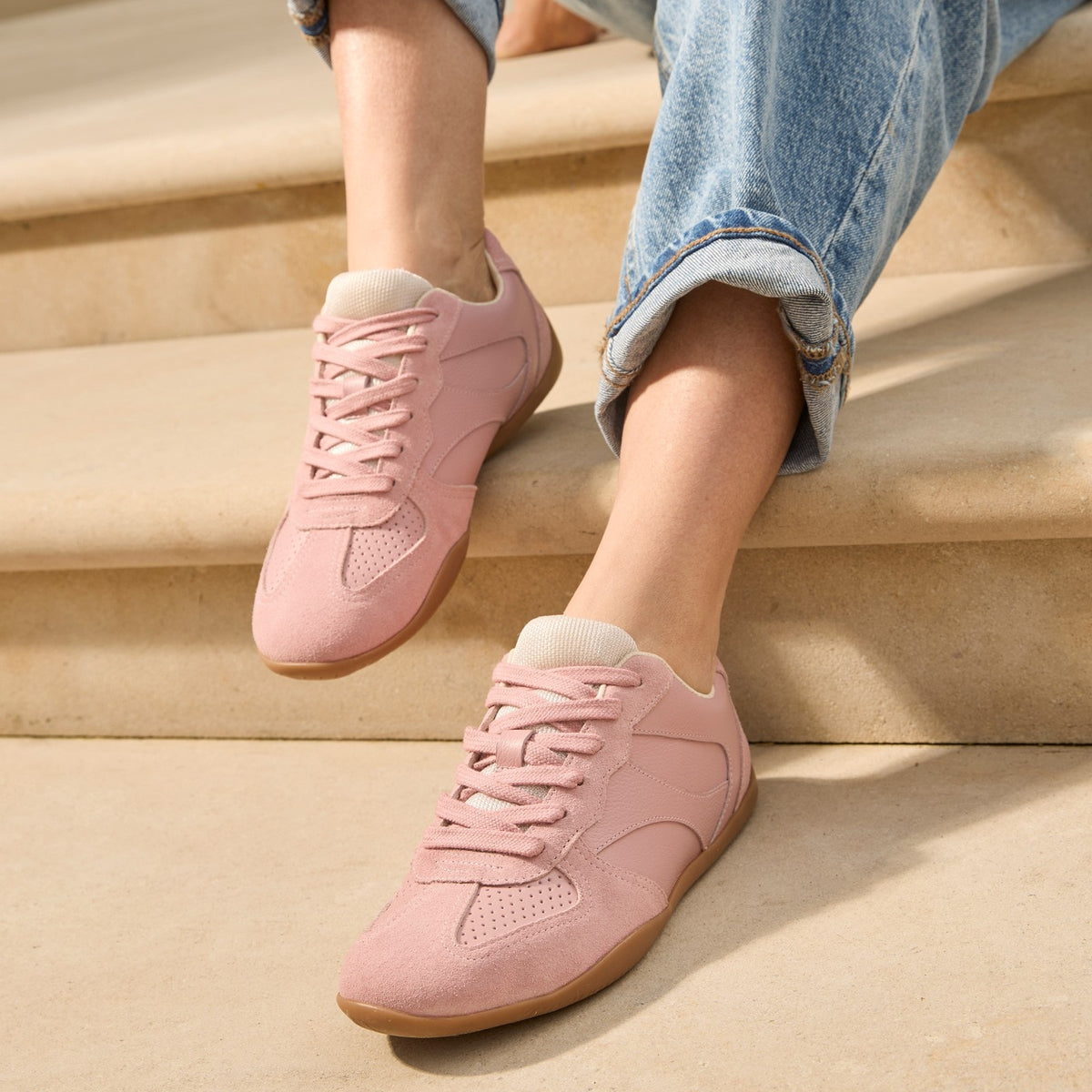 Hush Puppies JOVIE Womens Casual Trainers Pink