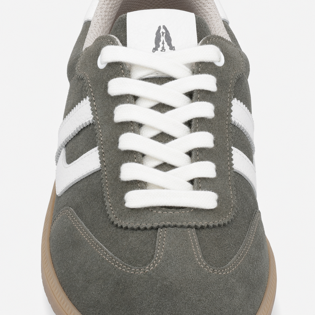 Hush Puppies BEAU Mens Casual Trainers Green