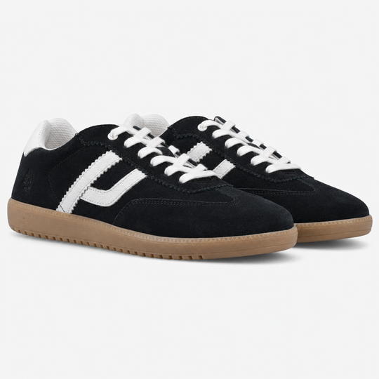 Hush Puppies BEAU Mens Casual Trainers Black