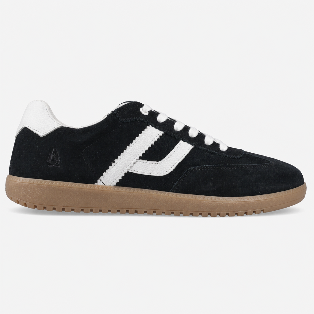 Hush Puppies BEAU Mens Casual Trainers Black