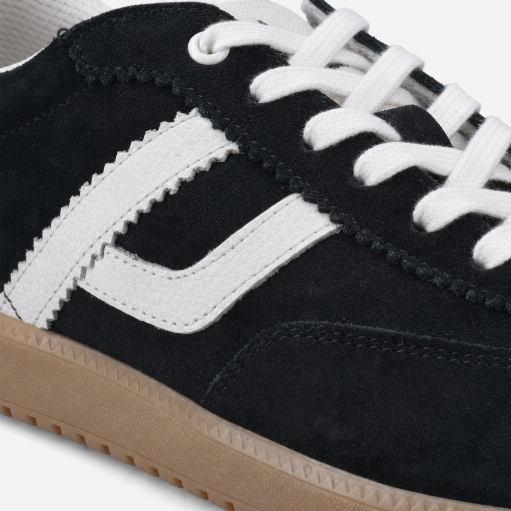 Hush Puppies BEAU Mens Casual Trainers Black