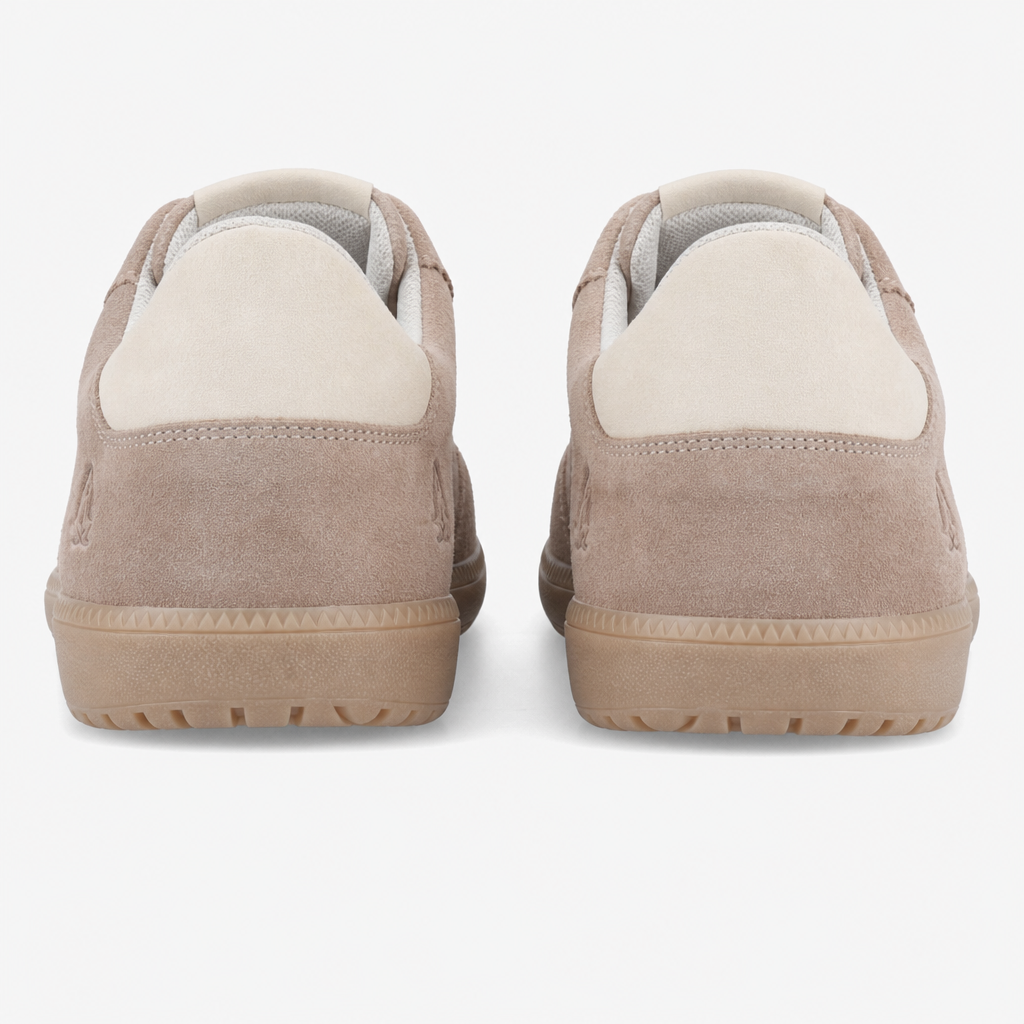 Hush Puppies BECKETT Mens Casual Trainers Beige