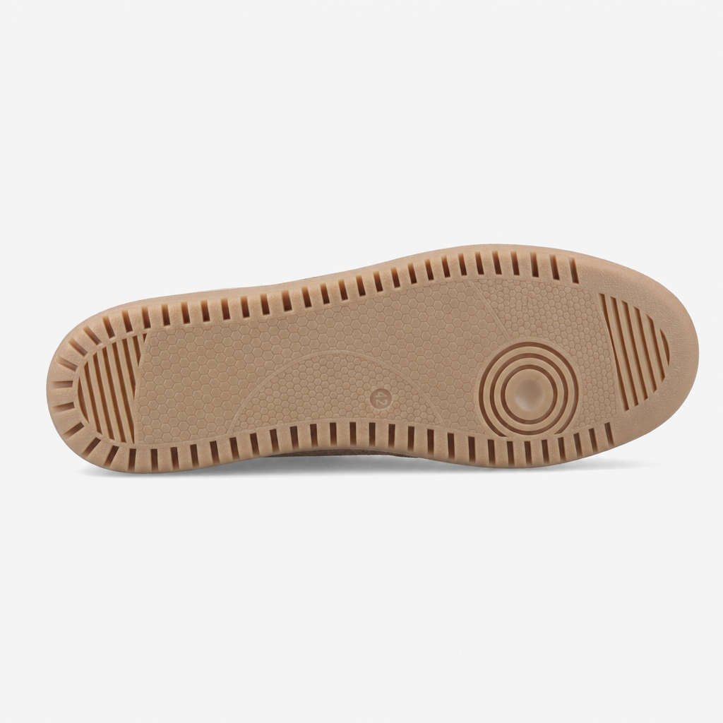 Hush Puppies BECKETT Mens Casual Trainers Beige