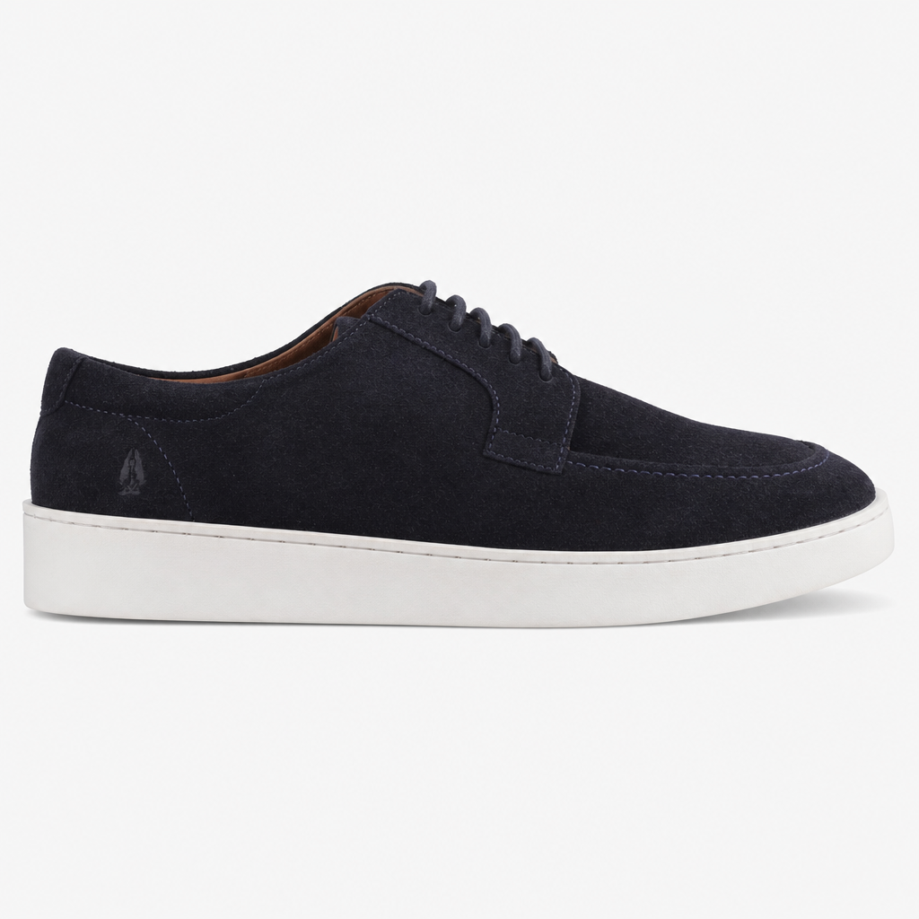 Hush Puppies RIVEN Mens Casual Trainers Navy