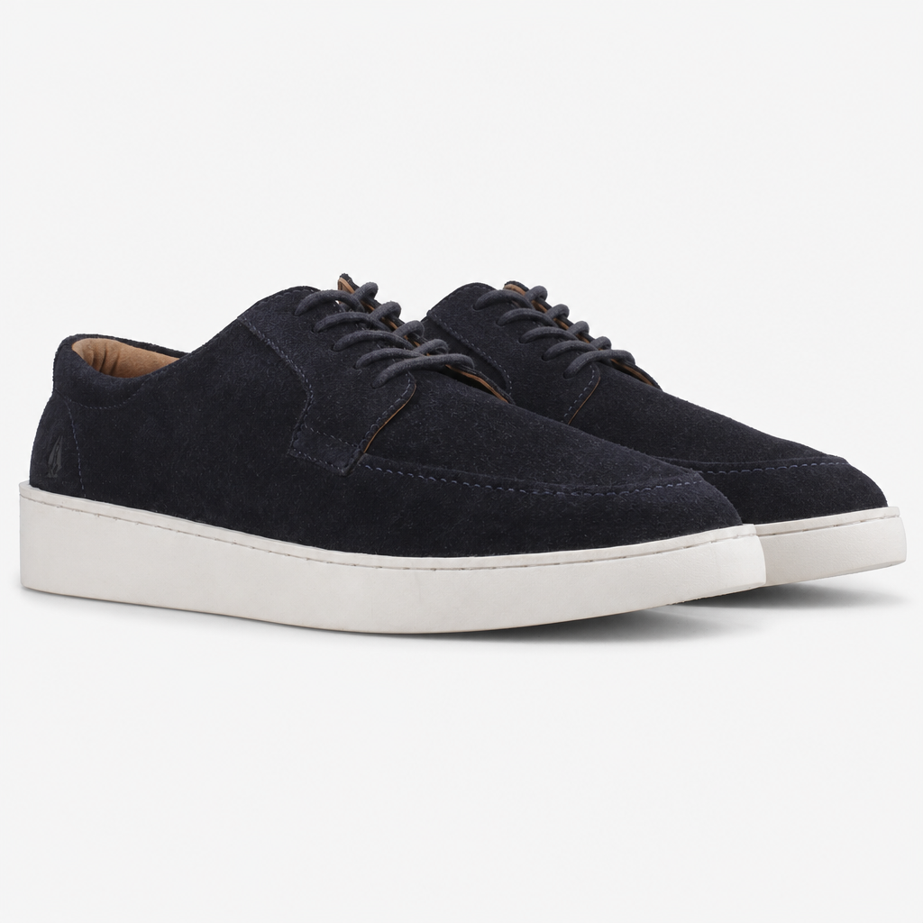 Hush Puppies RIVEN Mens Casual Trainers Navy