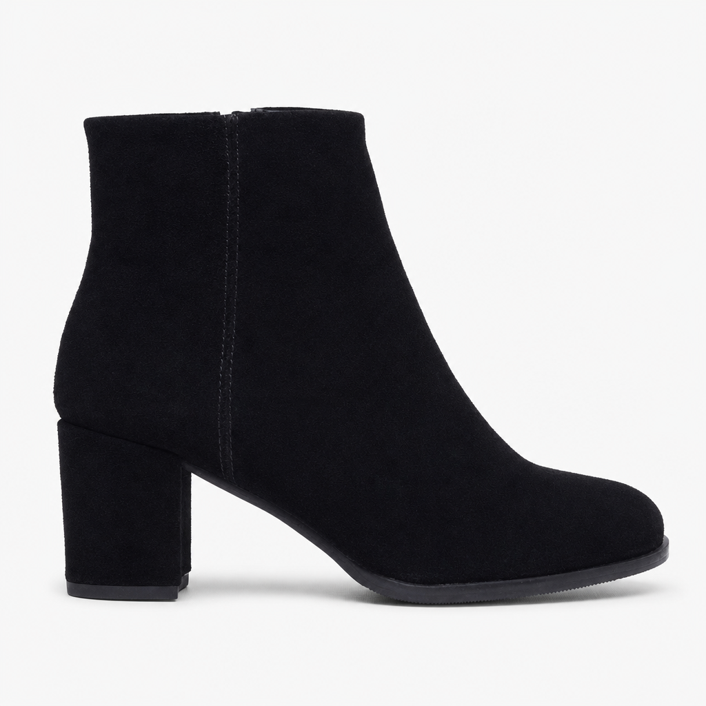 Hush Puppies CLARIDY SUEDE BOOT Womens Ankle Boots Black