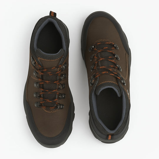 IMAC TERRAIN Mens Hiking Trainers Dark Brown