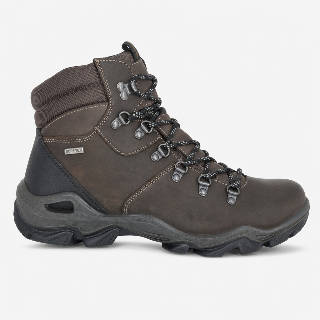 IMAC DENNIS Mens Ankle Boots Dark Brown