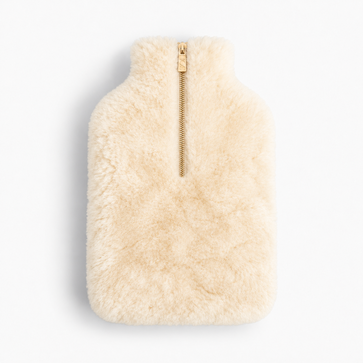 HOS Sheepskin IRIS Hot Water Bottle Cover Cream