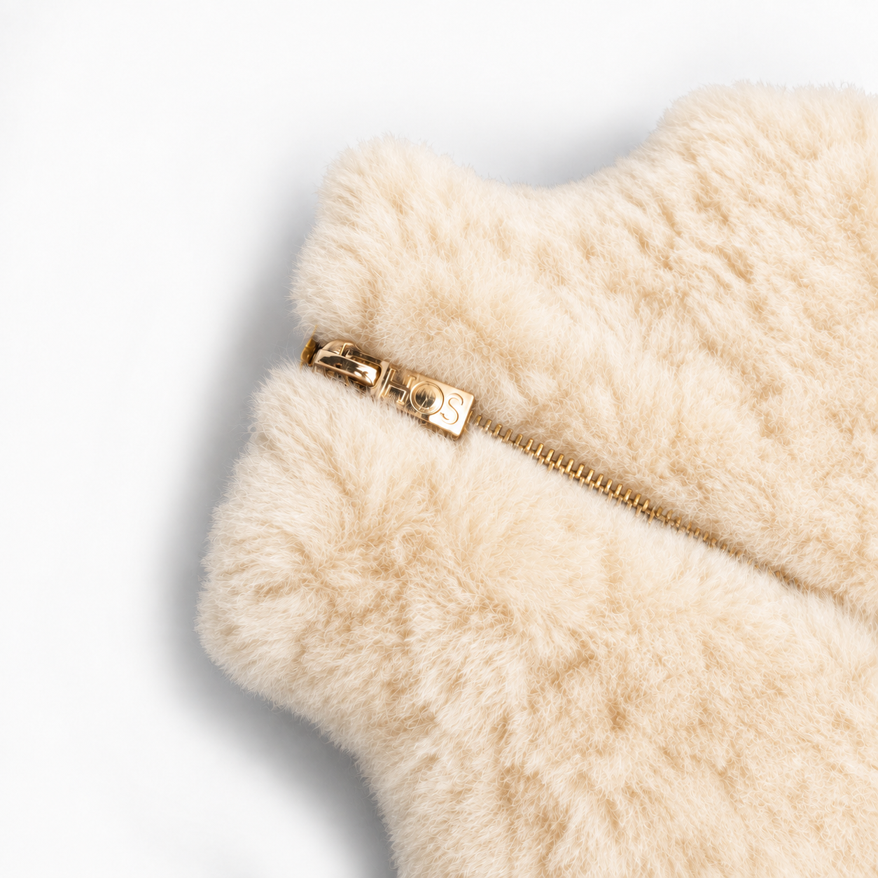 HOS Sheepskin IRIS Hot Water Bottle Cover Cream