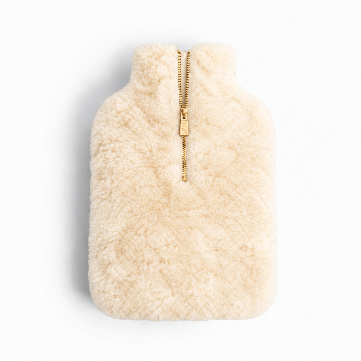 HOS Sheepskin IRIS Hot Water Bottle Cover Cream