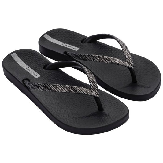 Ipanema ANATOMIC MESH LINKS Womens Flip Flops Black