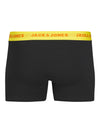Jack & Jones LEO SOLID Mens 5 Pack Trunks Black